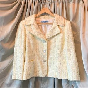 Antonio Melani Yellow Pastel Suit Jacket